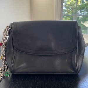 100% Authentic Marc Jacobs Black Leather Charm Bracelet Clutch – RARE *Y2K*